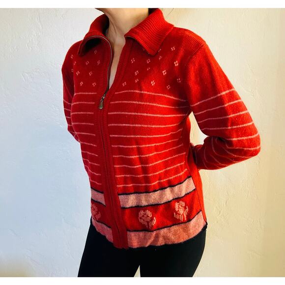 Vintage Zip up Sweater - Picture 1 of 6